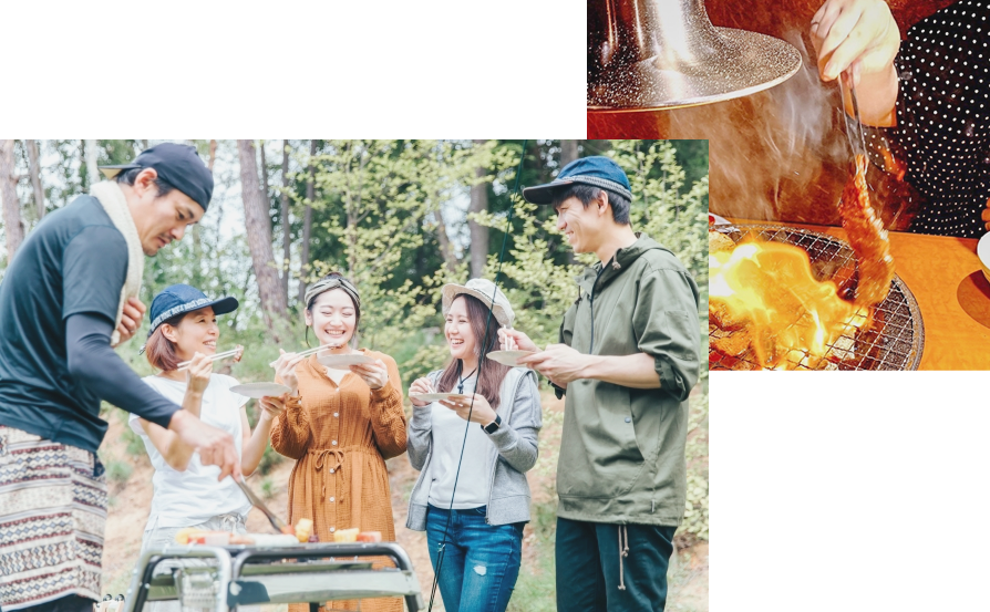 アウトドアやキャンプ・イベントに